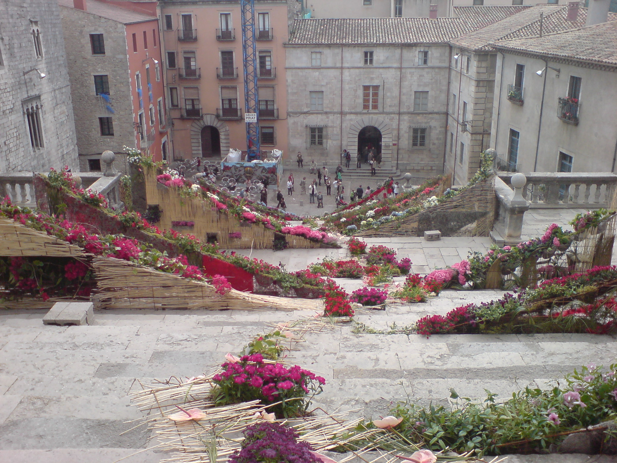 Escales de la catedral per Girona Temps de Flors